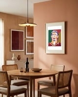 Rui Costa art framed in a intimate room thumbnail