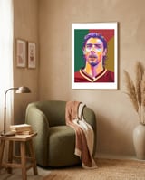 Rui Costa art framed in a tender room thumbnail