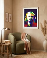 Phil Collins Progressive Rock WPAP Trending Now framed in a tender room thumbnail