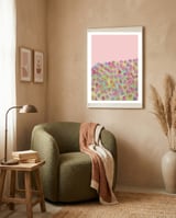 Summertime - Pink framed in a tender room thumbnail