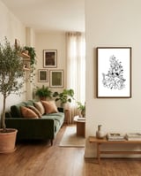 Santa Claus Is Coming framed in a grounding room thumbnail