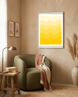 Yellow gradient design framed in a tender room thumbnail
