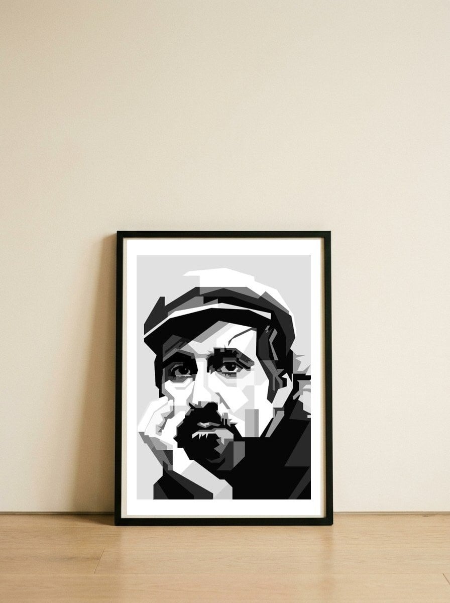 Roy Buchanan Guitarist Musician — framed, leaning against the wall