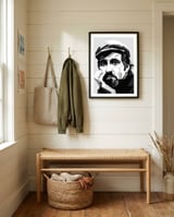 Roy Buchanan Guitarist Musician framed in a relaxed room thumbnail