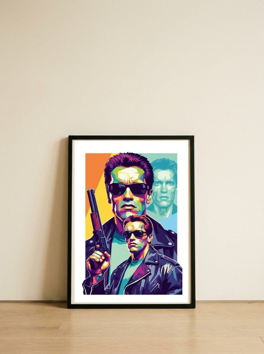 Terminator - Arnold Schwarzenegger #3 — framed, leaning against the wall