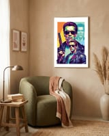 Terminator - Arnold Schwarzenegger #3 framed in a tender room thumbnail