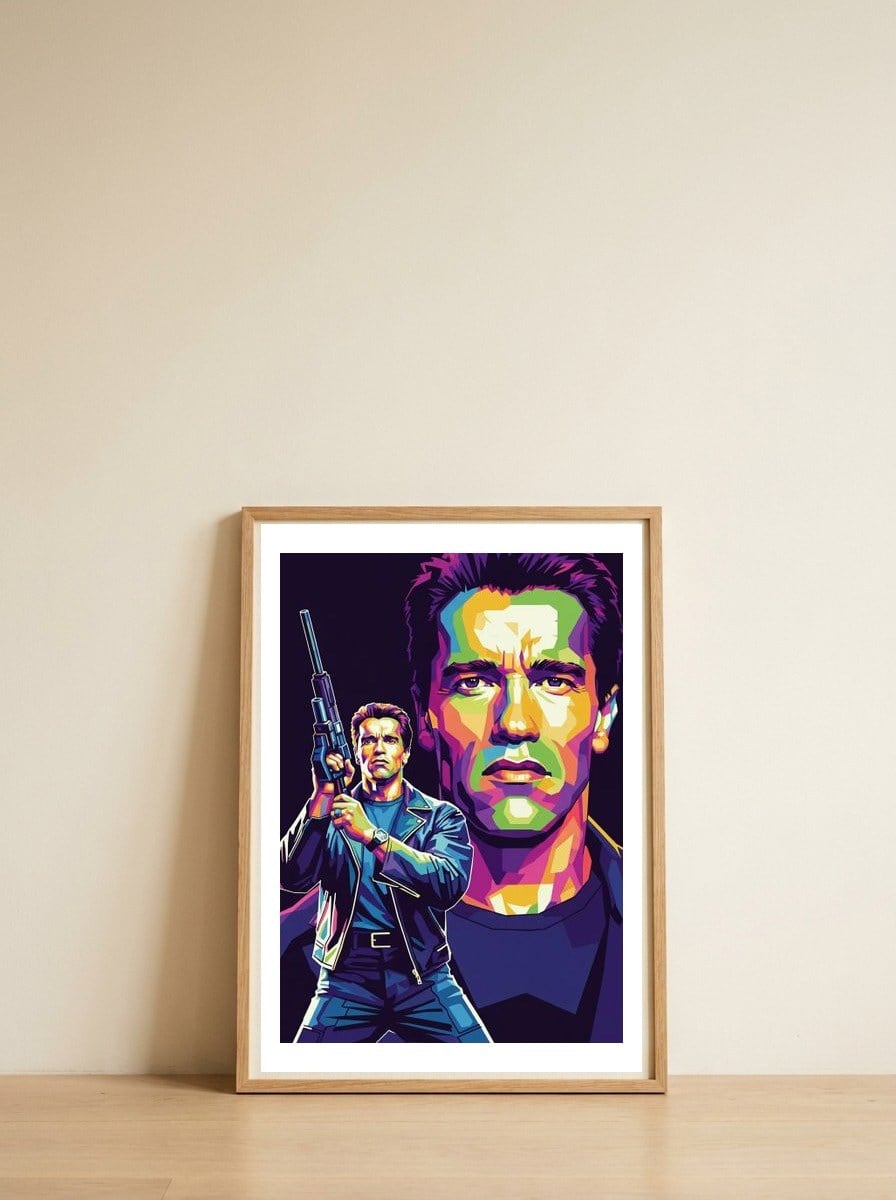 Terminator - Arnold Schwarzenegger #4 — framed, leaning against the wall