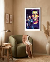 Terminator - Arnold Schwarzenegger #4 framed in a tender room thumbnail