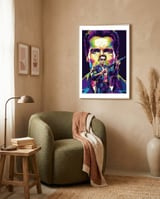 Terminator - Arnold Schwarzenegger #5 framed in a tender room thumbnail