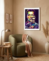 Terminator - Arnold Schwarzenegger #7 framed in a tender room thumbnail