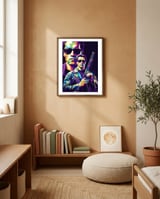 Terminator - Arnold Schwarzenegger #8 framed in a gentle room thumbnail