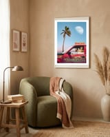 Jesus Christ Super Drive framed in a tender room thumbnail