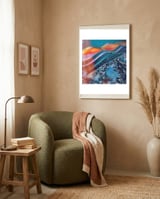 Broken Dimension framed in a tender room thumbnail