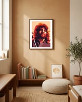 Ian Gillan Deep Purple Rock Singer Art Retro framed in a gentle room thumbnail