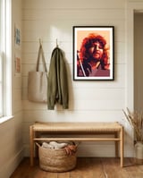 Ian Gillan Deep Purple Rock Singer Art Retro framed in a relaxed room thumbnail