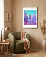 Cosmic Drain framed in a tender room thumbnail