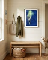 feet-in-water-gum-bichromate-print-1 framed in a relaxed room thumbnail