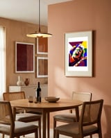 gary-moore-blues-singer-guitarist-pop-art-wpap-1 framed in a intimate room thumbnail