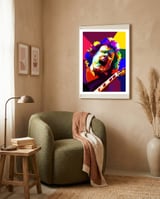 gary-moore-blues-singer-guitarist-pop-art-wpap-1 framed in a tender room thumbnail