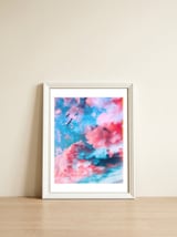 Midsummer Fires — framed, leaning against the wall thumbnail