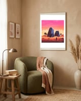 Oasis framed in a tender room thumbnail