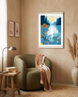 Lake Energy and Flower framed in a tender room thumbnail