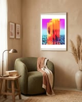 Random Thoughts framed in a tender room thumbnail