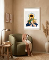 Miss Sunflower V2 framed in a tender room thumbnail
