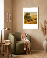 caravan-by-the-oasis framed in a tender room thumbnail