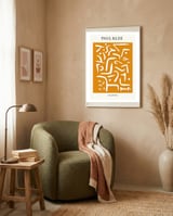 Growth Stirs  Inspired by Paul Klee framed in a tender room thumbnail