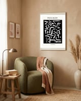 Growth Stirs — Inspired by Paul Klee framed in a tender room thumbnail