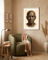 Gyotaku 04.02 framed in a tender room thumbnail