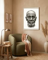 Gyotaku 06.01 framed in a tender room thumbnail