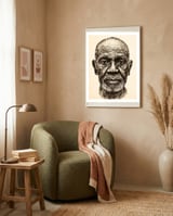 Gyotaku 06.02 framed in a tender room thumbnail