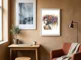 Dreamer with Floral Crown framed in a focused room thumbnail