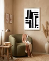 Minimalist Box Lines framed in a tender room thumbnail