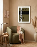 Modern Abstract framed in a tender room thumbnail