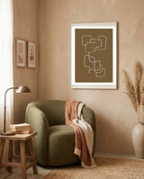 Minimalist Box Lines framed in a tender room thumbnail