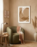 Aggressive Abstract Scratch framed in a tender room thumbnail