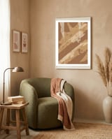 Irregular Scratches framed in a tender room thumbnail