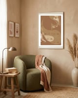 Irregular Scratches framed in a tender room thumbnail