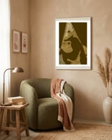 Minimalist Harmony Abstraction framed in a tender room thumbnail