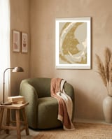 Earthy Harmony framed in a tender room thumbnail