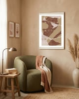 Textured Earth framed in a tender room thumbnail