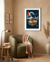 Ramen Noodles framed in a tender room thumbnail