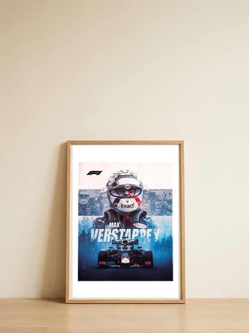 max-verstappen-1 — framed, leaning against the wall