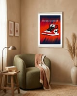 Sneakers framed in a tender room thumbnail
