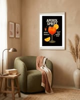 Aperol Spritz framed in a tender room thumbnail