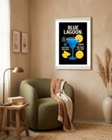 Blue Lagoon framed in a tender room thumbnail