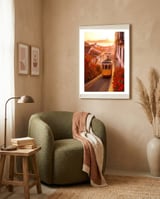 The Charm of a Classic City Tram framed in a tender room thumbnail